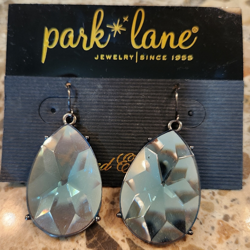 Park Lane Blue Teardrop Earrings